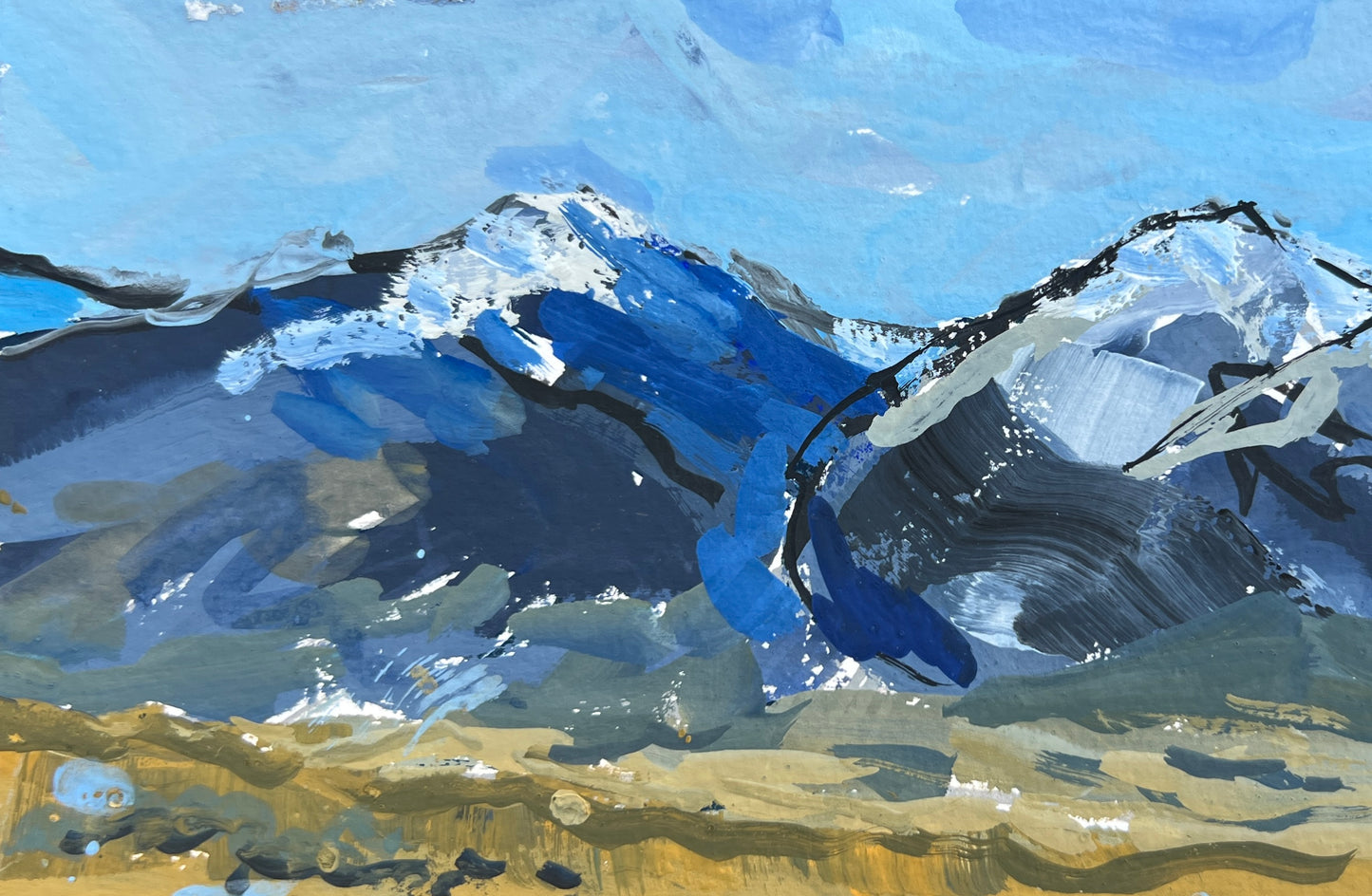 Two Bitterroot Mountains